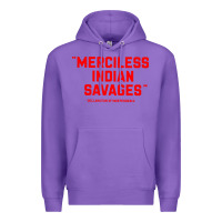 Purple merciless indian savages Premium Hoodie - longCreatives