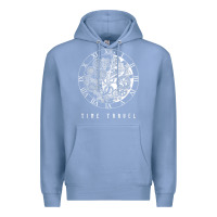Colony Blue Time Travel Traveler Watch Vintage Clock Steampunk Gift Premium Hoodie - longCreatives