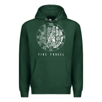 Sports Green Time Travel Traveler Watch Vintage Clock Steampunk Gift Premium Hoodie - longCreatives