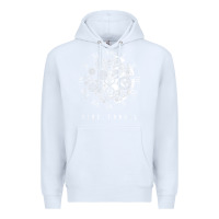 White Time Travel Traveler Watch Vintage Clock Steampunk Gift Premium Hoodie - longCreatives