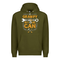Army Green Mens Grampy Funny Handyman Fix It Fathers Day Gift Premium Hoodie - longCreatives