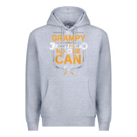 Heather Grey Mens Grampy Funny Handyman Fix It Fathers Day Gift Premium Hoodie - longCreatives