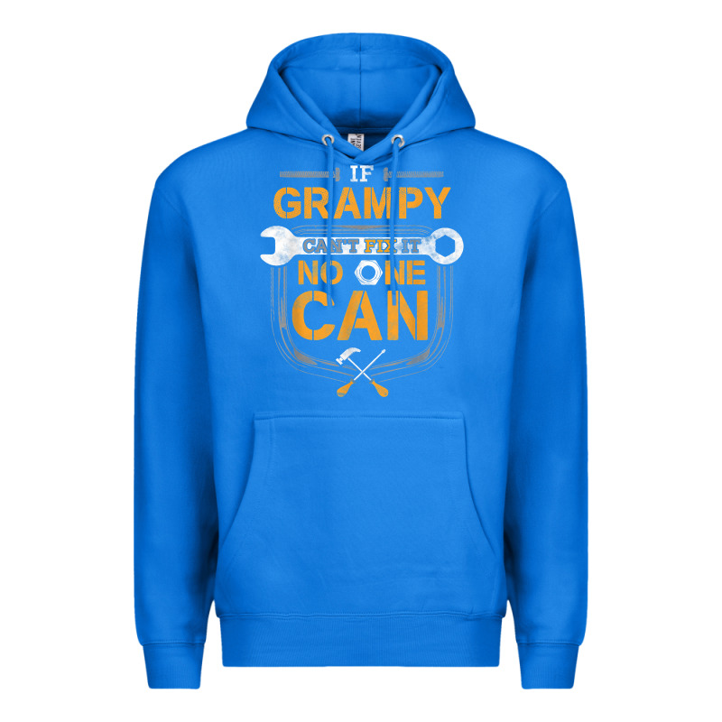 Mens Grampy Funny Handyman Fix It Fathers Day Gift Premium Hoodie by longCreatives | Teevron
