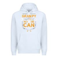 White Mens Grampy Funny Handyman Fix It Fathers Day Gift Premium Hoodie - longCreatives