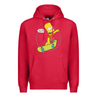 Cardinal The Simpsons Bart Simpson Eat My Shorts Premium Hoodie - longCreatives