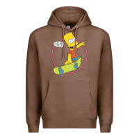 Chestnut The Simpsons Bart Simpson Eat My Shorts Premium Hoodie - longCreatives