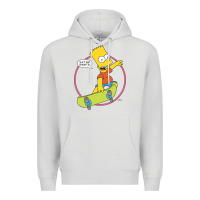 Dove Grey The Simpsons Bart Simpson Eat My Shorts Premium Hoodie - longCreatives