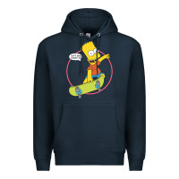 Navy The Simpsons Bart Simpson Eat My Shorts Premium Hoodie - longCreatives