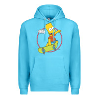 Ocean Blue The Simpsons Bart Simpson Eat My Shorts Premium Hoodie - longCreatives