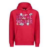 Cardinal Postal Worker Premium Hoodie - CowhideDigitalArt