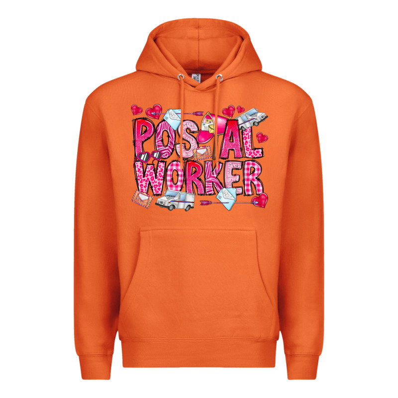 Postal Worker Premium Hoodie by CowhideDigitalArt | Teevron