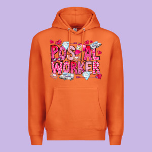 Postal Worker Premium Hoodie Designed By Cowhidedigitalart