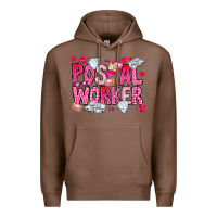 Chestnut Postal Worker Premium Hoodie - CowhideDigitalArt