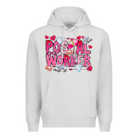 Dove Grey Postal Worker Premium Hoodie - CowhideDigitalArt