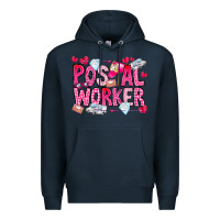 Navy Postal Worker Premium Hoodie - CowhideDigitalArt