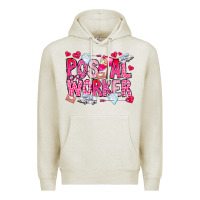 Oatmeal Heather Postal Worker Premium Hoodie - CowhideDigitalArt