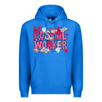 True Royal Postal Worker Premium Hoodie - CowhideDigitalArt