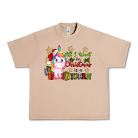 Burro all i want for christmas is a unicorn Urban Heavy Tee - CowGirlArtShop