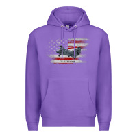 Purple CH-47 Chinook Helicopter USA Flag Helicopter Pilot Gifts Premium Hoodie - longCreatives