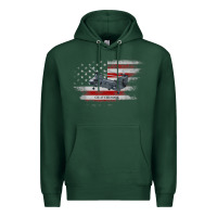 Sports Green CH-47 Chinook Helicopter USA Flag Helicopter Pilot Gifts Premium Hoodie - longCreatives