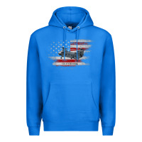 True Royal CH-47 Chinook Helicopter USA Flag Helicopter Pilot Gifts Premium Hoodie - longCreatives