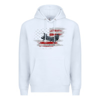 White CH-47 Chinook Helicopter USA Flag Helicopter Pilot Gifts Premium Hoodie - longCreatives
