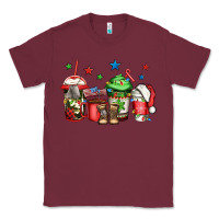 Burgundy army Christmas coffee Classic Tee - Jasminsmagicworld