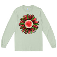 Matcha Watermelon Sunflower Long Sleeve Tee - Jasminsmagicworld