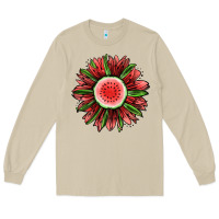 Mushroom Watermelon Sunflower Long Sleeve Tee - Jasminsmagicworld