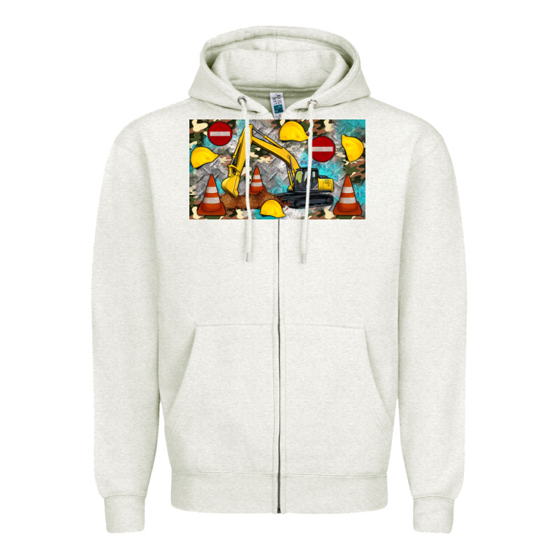 Excavator Sippy Zipper Hoodie by Artiststas | Teevron