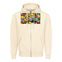 Sandshell excavator sippy Zipper Hoodie - Artiststas