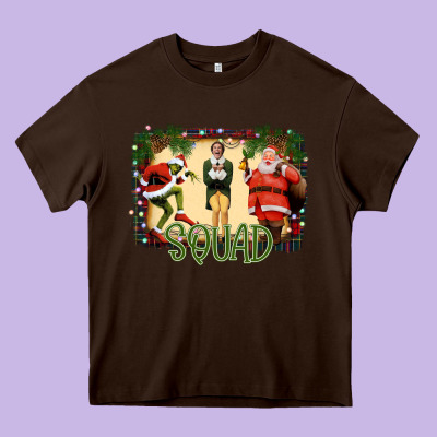 Christmas Friends Squad Heavy Core Tee Designed By Bettercallsaul
