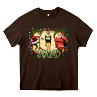 Chocolate Brown Christmas Friends Squad Heavy Core Tee - Bettercallsaul