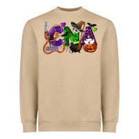 Mushroom halloween cna certified nursing assistant Heavyweight Sweatshirt - LillyAllenDesigns