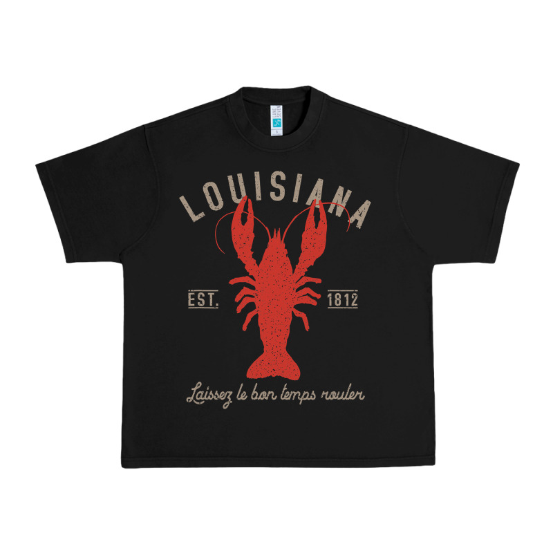 Louisiana Crawfish T Laissez Le Bon Temps Rouler Urban Heavy Tee by longCreatives | Teevron