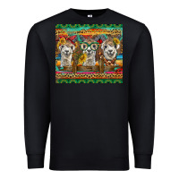 Black alpacas Premium Sweatshirt - BarkalooDesign