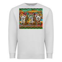 Dove Grey alpacas Premium Sweatshirt - BarkalooDesign