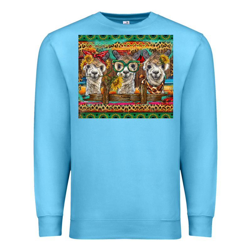 Alpacas Premium Sweatshirt by BarkalooDesign | Teevron