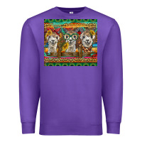 Purple alpacas Premium Sweatshirt - BarkalooDesign