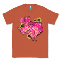 Copper Texas map Cancer Classic Tee - HowdyJamesFarm