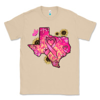 Mushroom Texas map Cancer Classic Tee - HowdyJamesFarm