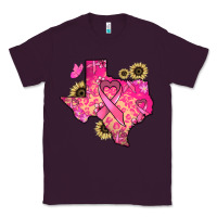 Plum Texas map Cancer Classic Tee - HowdyJamesFarm