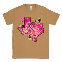 Toasted Coconut Texas map Cancer Classic Tee - HowdyJamesFarm