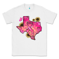 White Texas map Cancer Classic Tee - HowdyJamesFarm