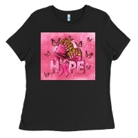 Black hope cancer nails Ladies Tee - NancyCooperArtShop