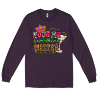Plum pour me something mister olivia Long Sleeve Tee - OliviaCreatesArt