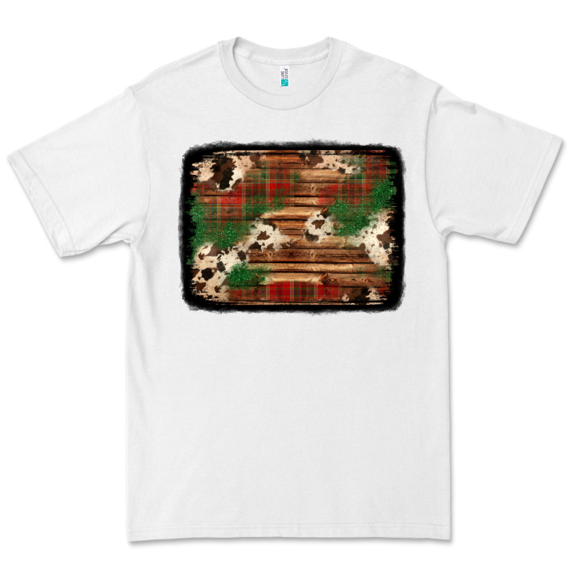 Christmas Buffalo Plaid Cowhide Background Premium Tee by Jasminsmagicworld | Teevron