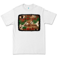 White christmas buffalo plaid cowhide background Premium Tee - Jasminsmagicworld