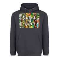 Smoke sunset vibes brush stroke Heavyweight Hoodie - BarkalooDesign