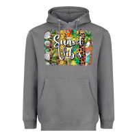 Storm sunset vibes brush stroke Heavyweight Hoodie - BarkalooDesign